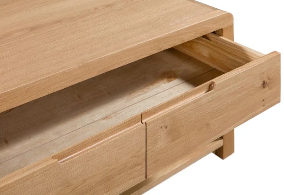 Curve 1 Drawer Coffee Table - Julian Bowen