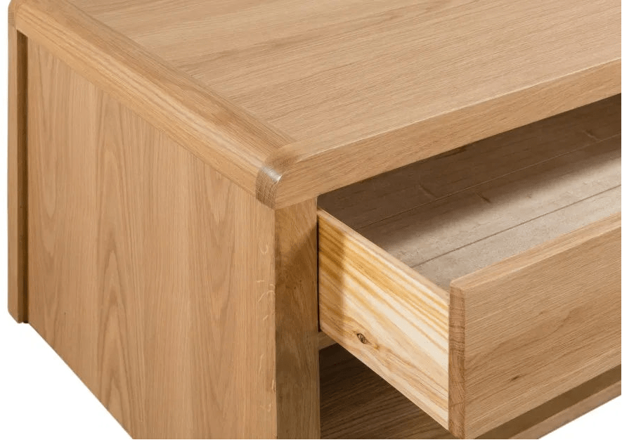Curve 1 Drawer Coffee Table - Julian Bowen