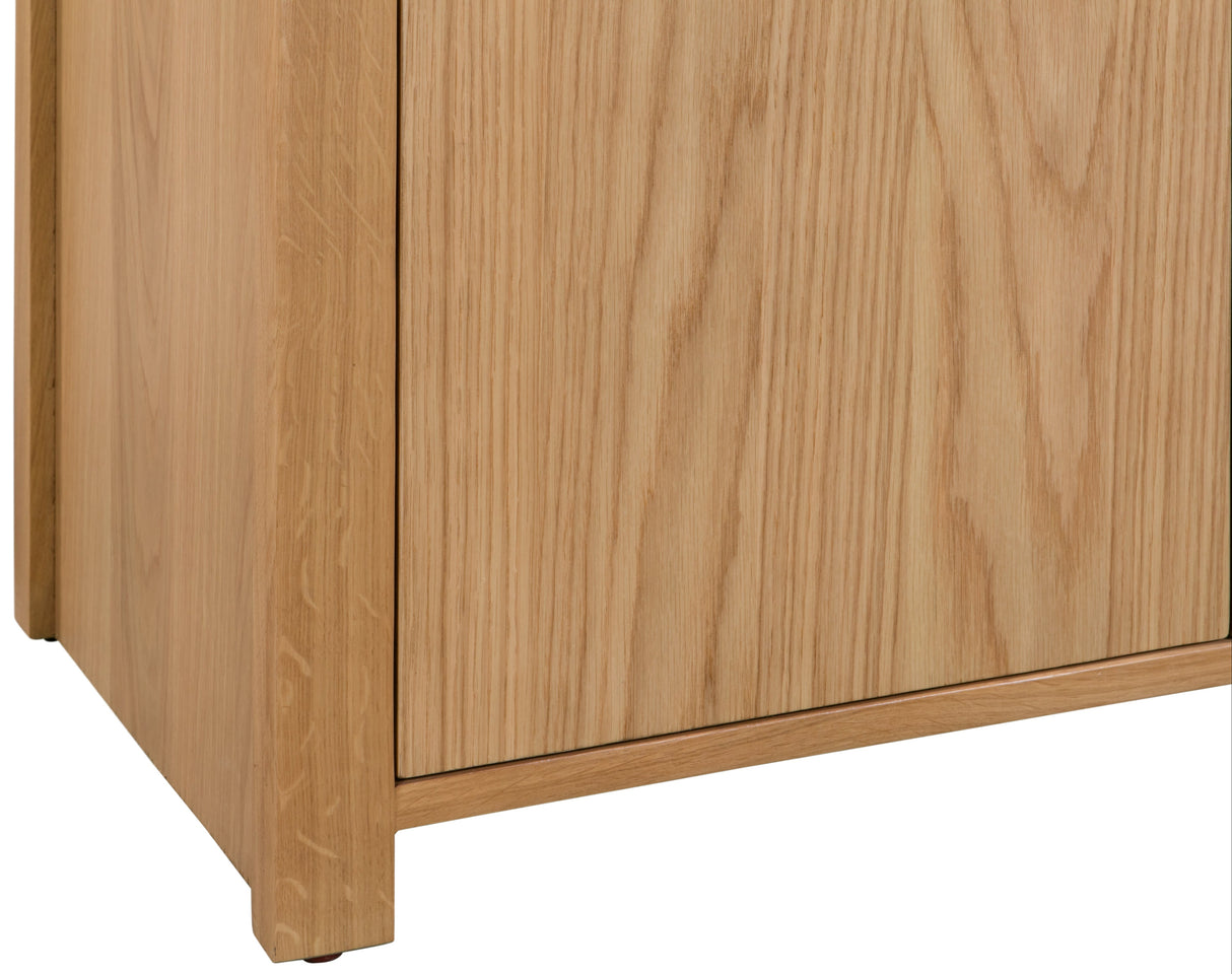 Curve 3 Door 3 Drawer Sideboard - Julian Bowen