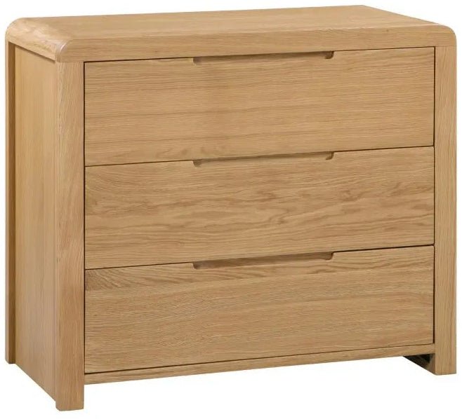 Curve 3 Drawer Chest - Julian Bowen