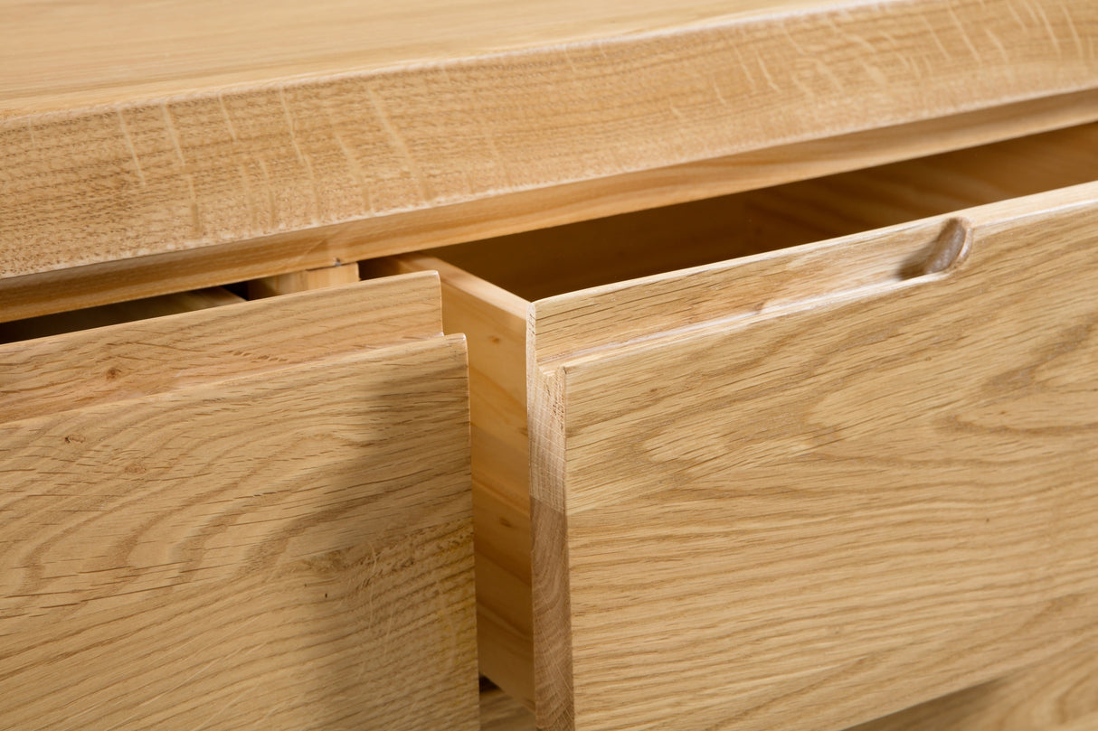 Curve 3+2 Drawer Chest - Julian Bowen
