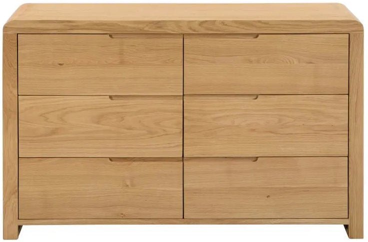 Curve 6 Drawer Wide Chest - Julian Bowen