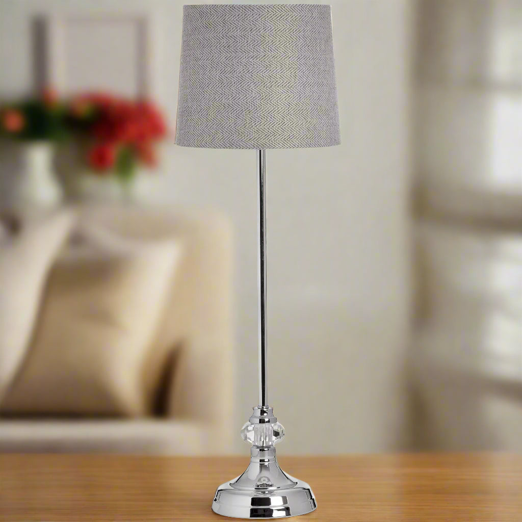 Genoa Chrome Table Lamp