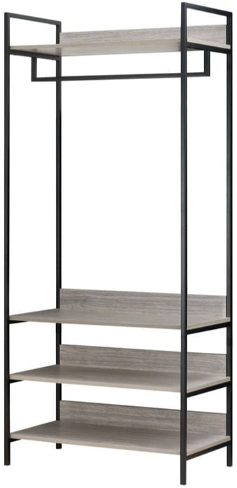 Alva Open Wardrobe with 4 Shelves