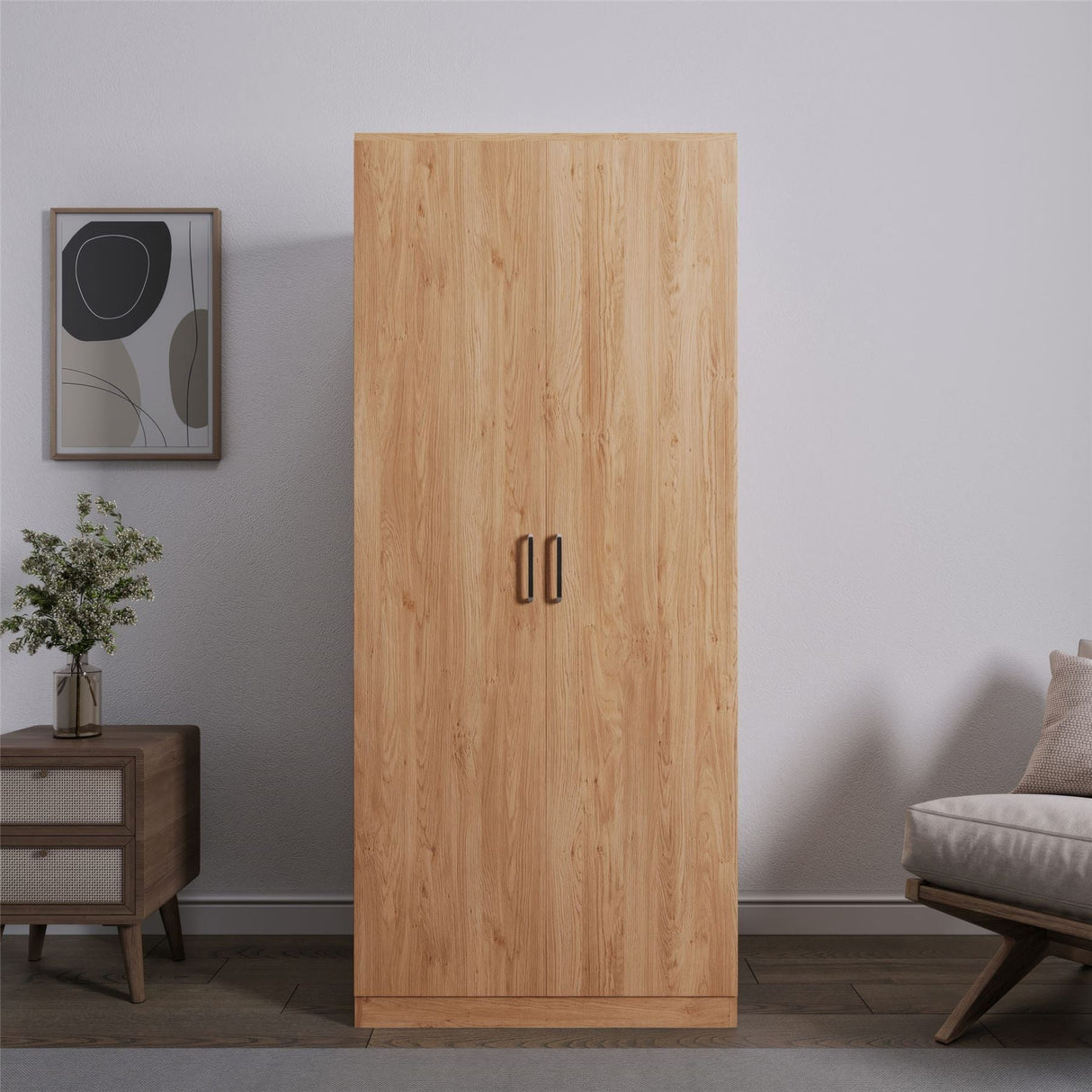 Dakota 2 Door Double Wardrobe - Seconique