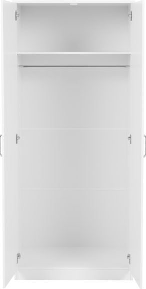 Dakota 2 Door Double Wardrobe - Seconique