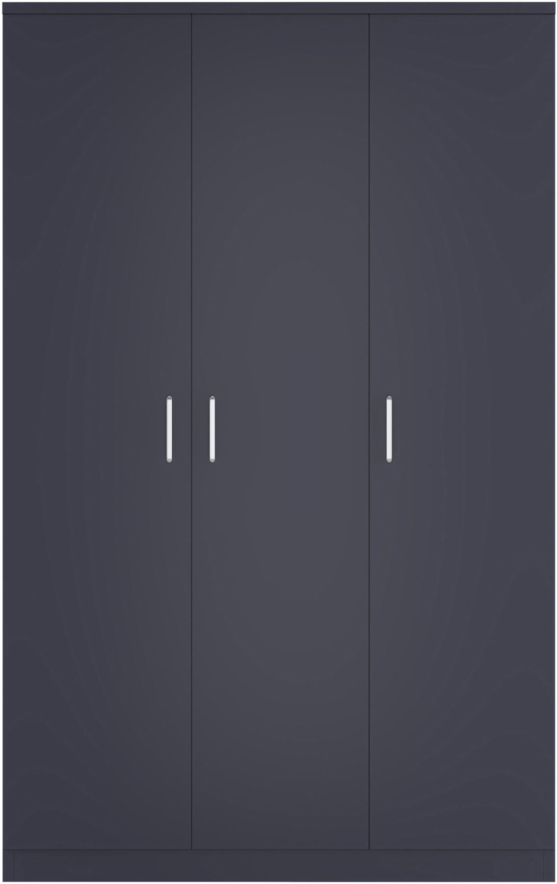 Dakota 3 Door Triple Wardrobe - Seconique