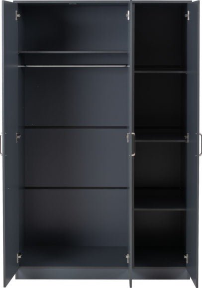 Dakota 3 Door Triple Wardrobe - Seconique