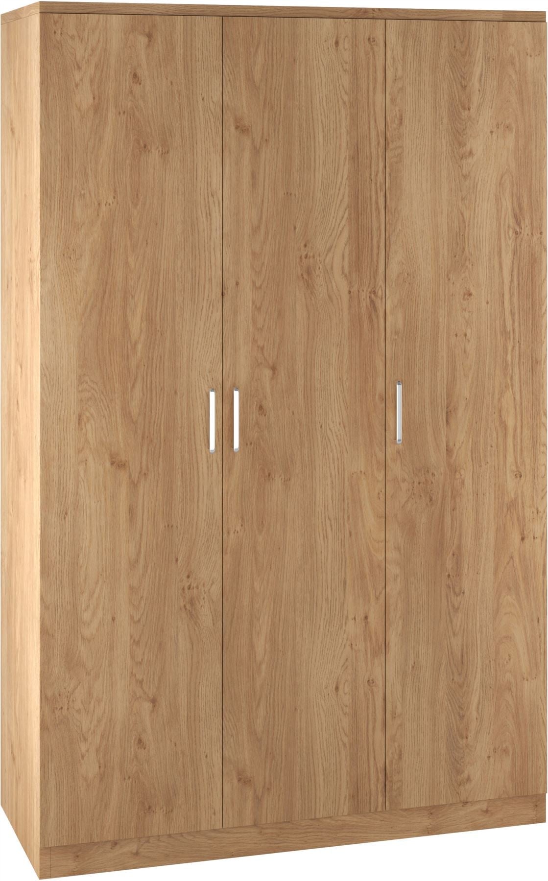 Dakota 3 Door Triple Wardrobe - Seconique