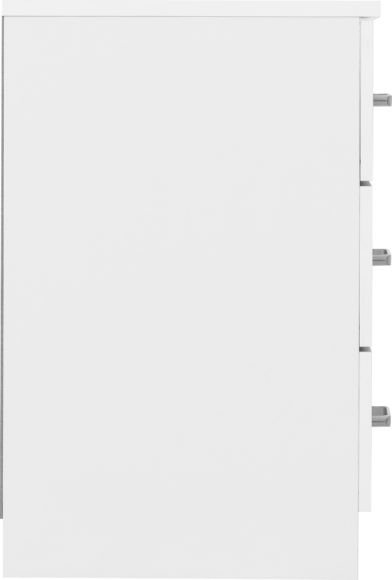 Dakota 3 Drawer Bedside Table - Seconique