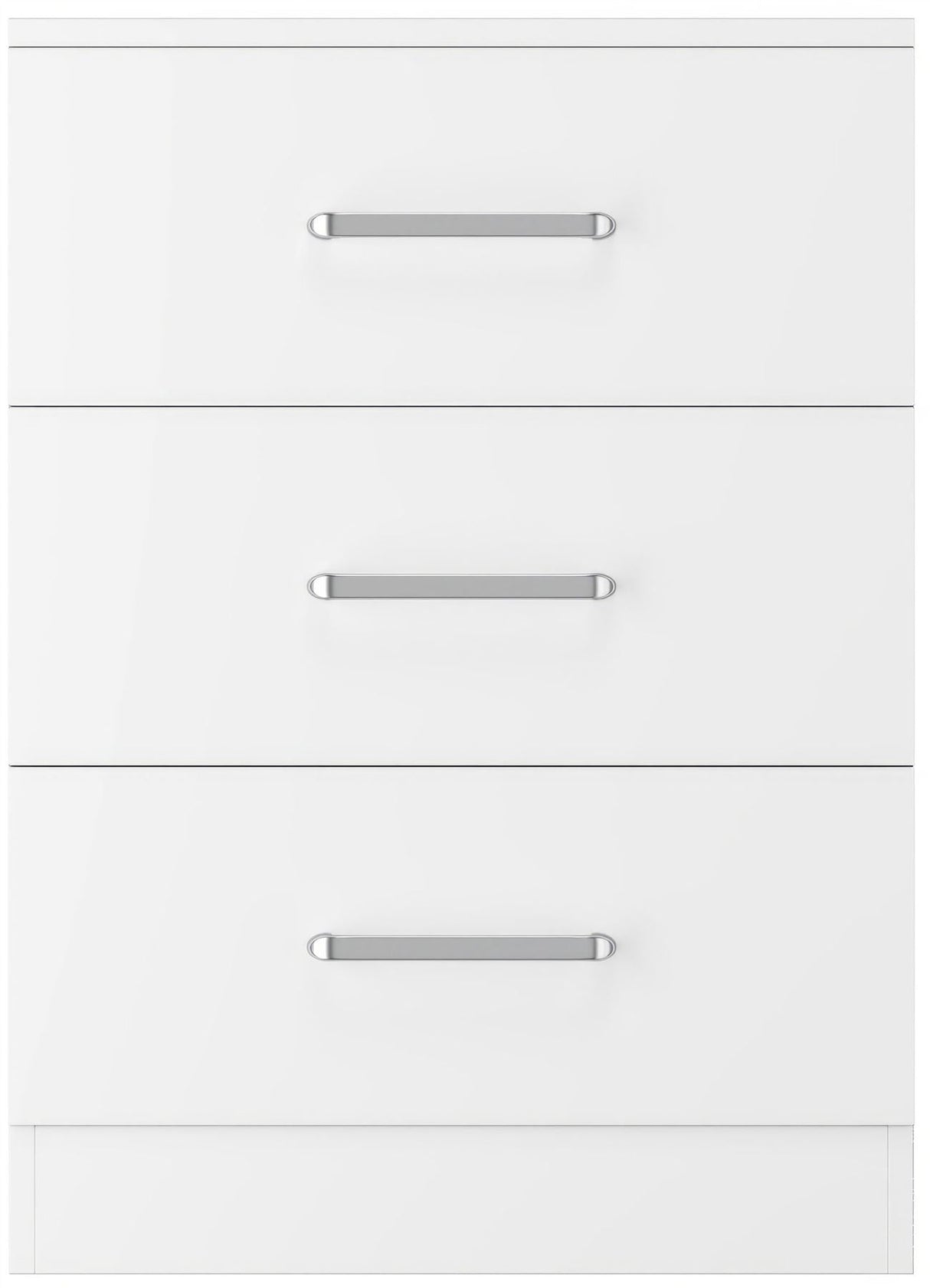 Dakota 3 Drawer Bedside Table - Seconique