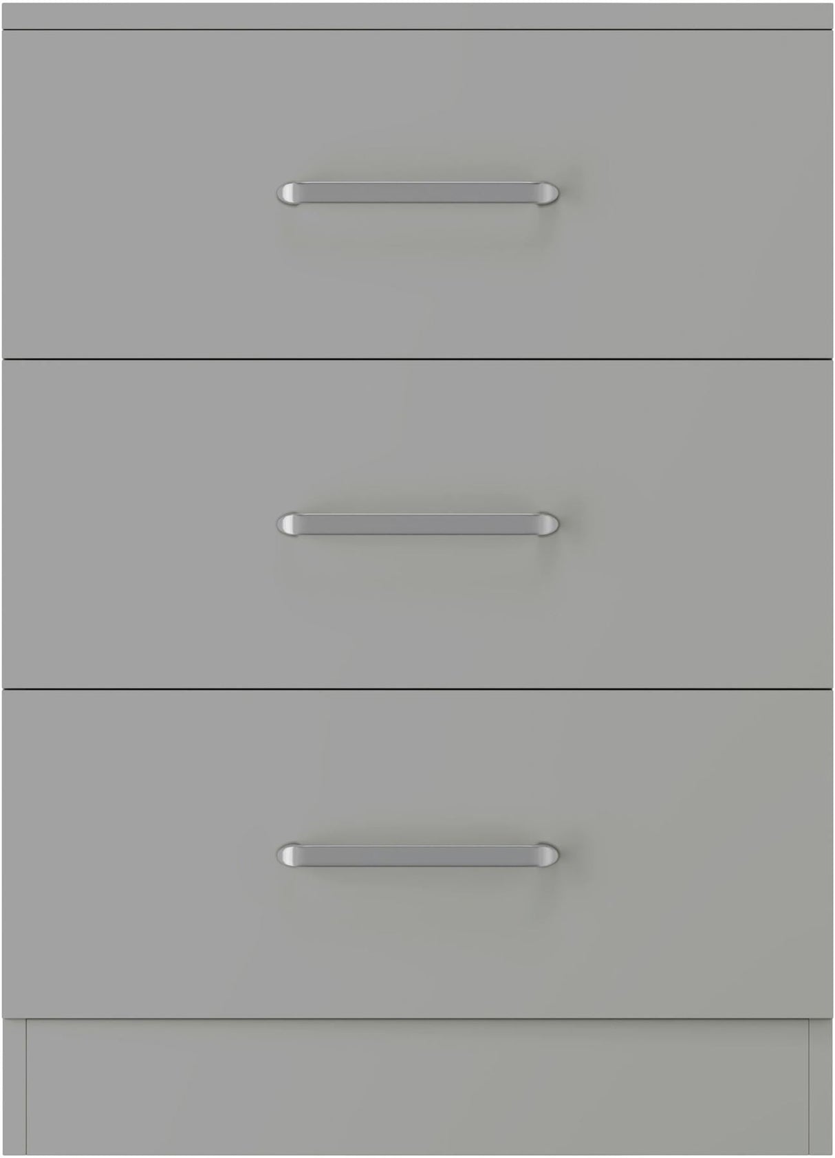 Dakota 3 Drawer Bedside Table - Seconique