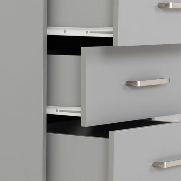 Dakota 3 Drawer Bedside Table - Seconique