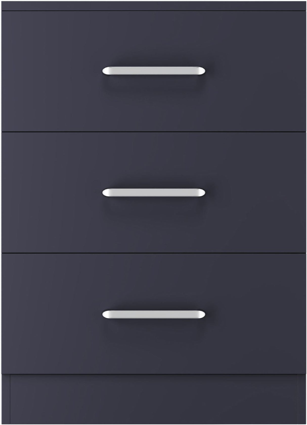 Dakota 3 Drawer Bedside Table - Seconique