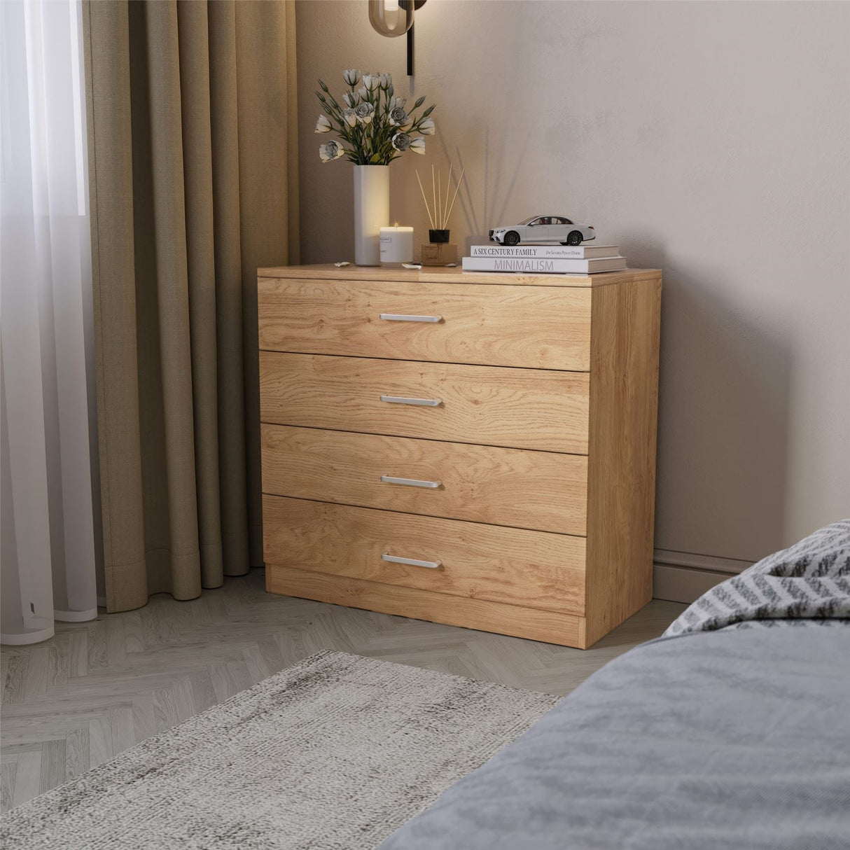 Dakota 4 Drawer Chest - Seconique