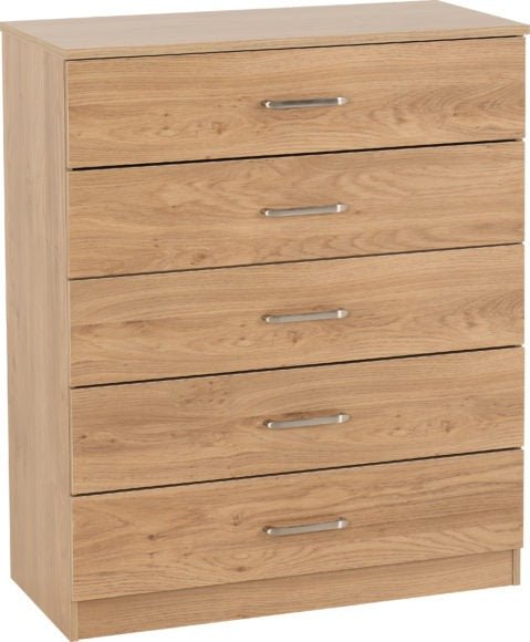 Dakota 5 Drawer Chest - Seconique