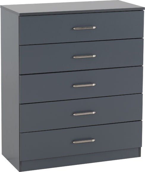 Dakota 5 Drawer Chest - Seconique