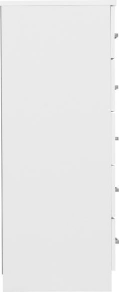 Dakota 5 Drawer Narrow Tallboy Chest - Seconique