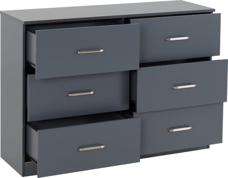 Dakota 6 Drawer Chest - Seconique