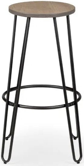 Dalston Round Bar Stool - Julian Bowen
