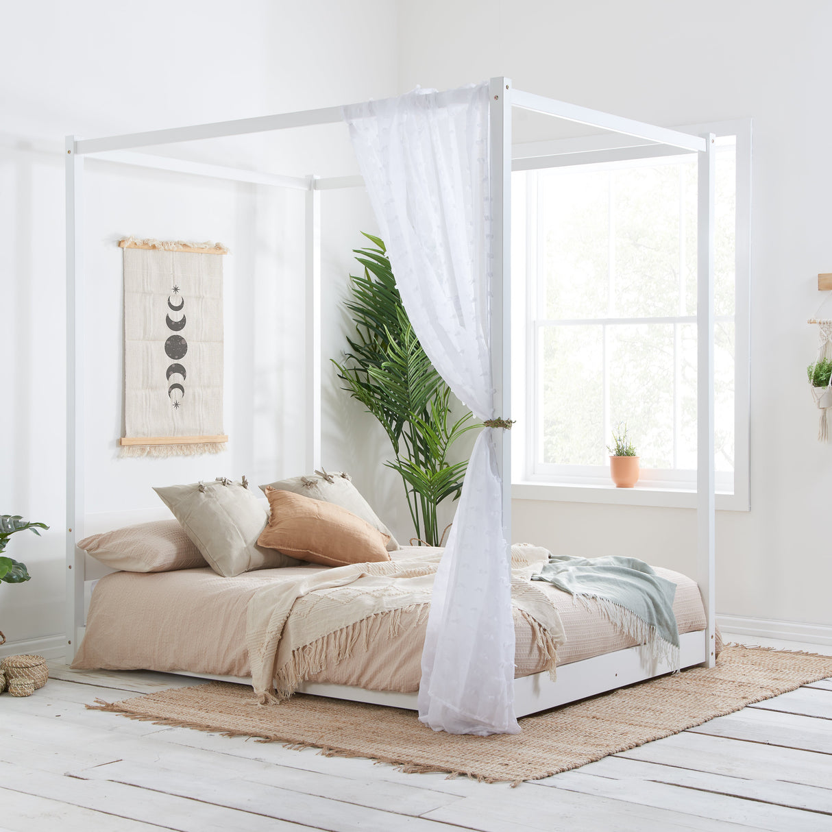 Darwin Four Poster Bed Frame - Birlea