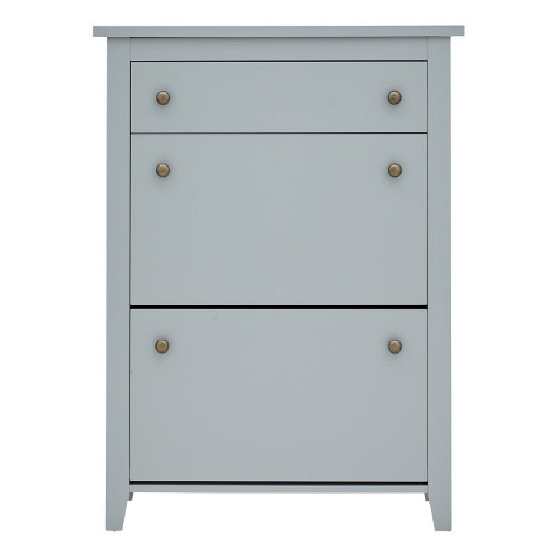 Deluxe Shoe Cabinet with Flip Doors & Drawer - GFW