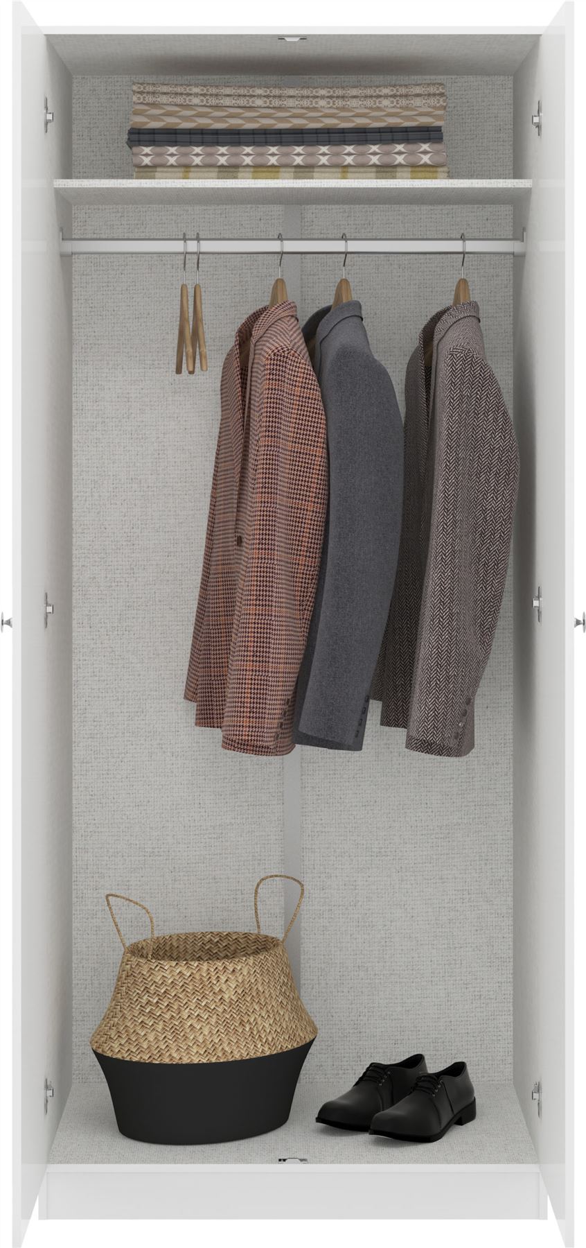 Denver 2 Door Wardrobe - Seconique