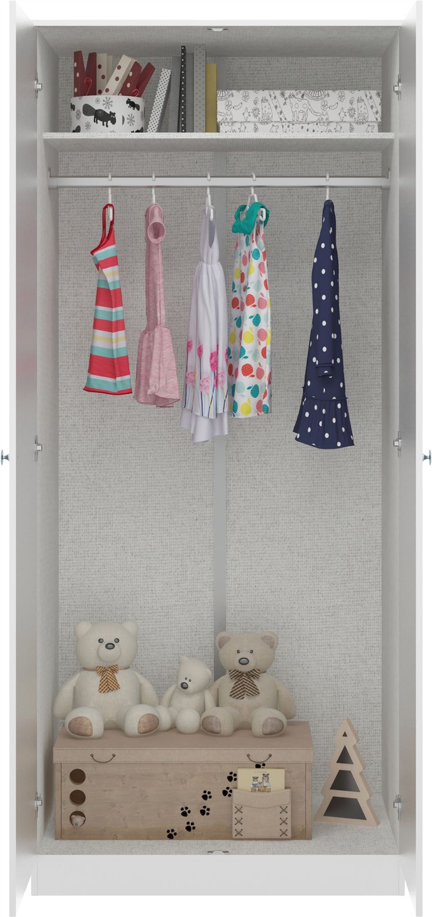 Denver 2 Door Wardrobe - Seconique