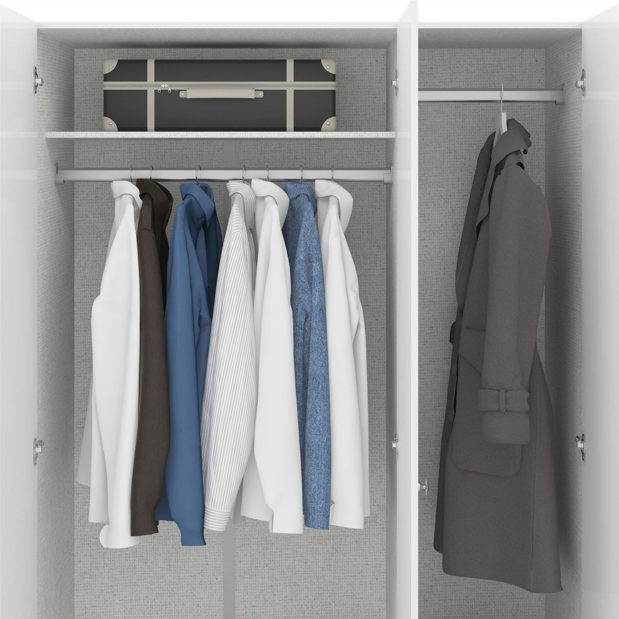 Denver 3 Door Wardrobe - Seconique