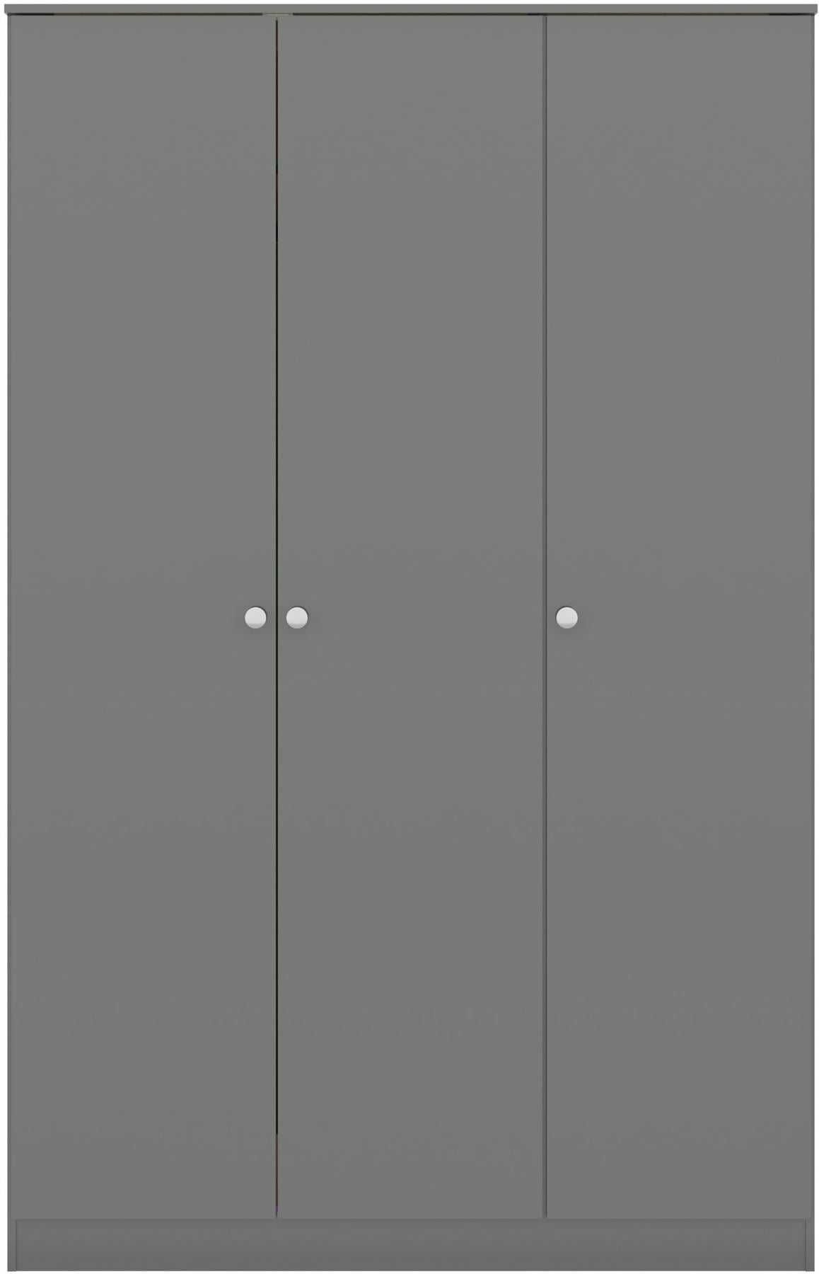 Denver 3 Door Wardrobe 4 Piece Bedroom Set - Seconique