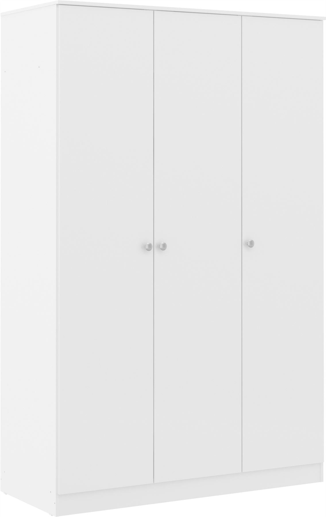 Denver 3 Door Wardrobe 4 Piece Bedroom Set - Seconique