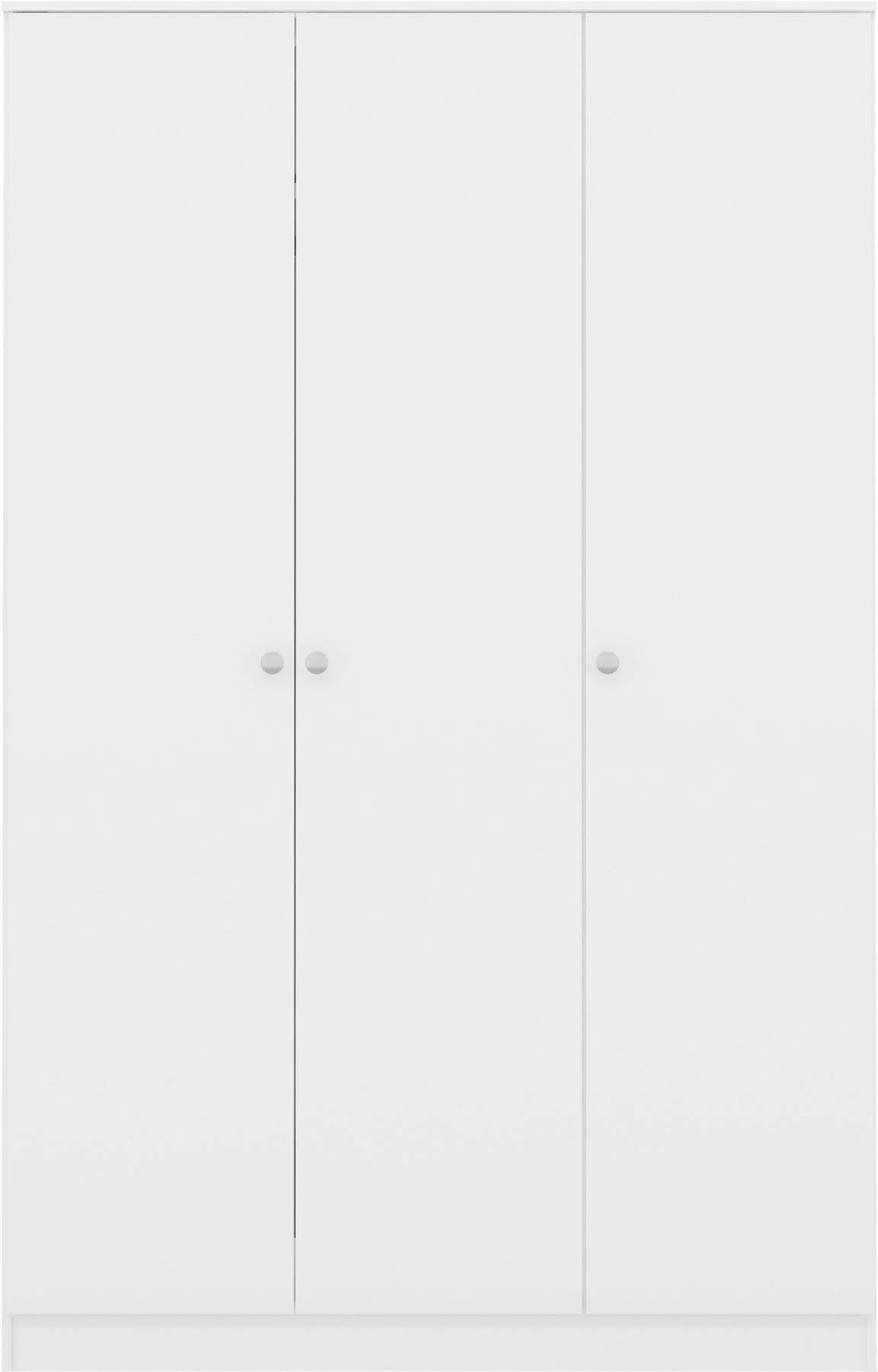 Denver 3 Door Wardrobe 4 Piece Bedroom Set - Seconique