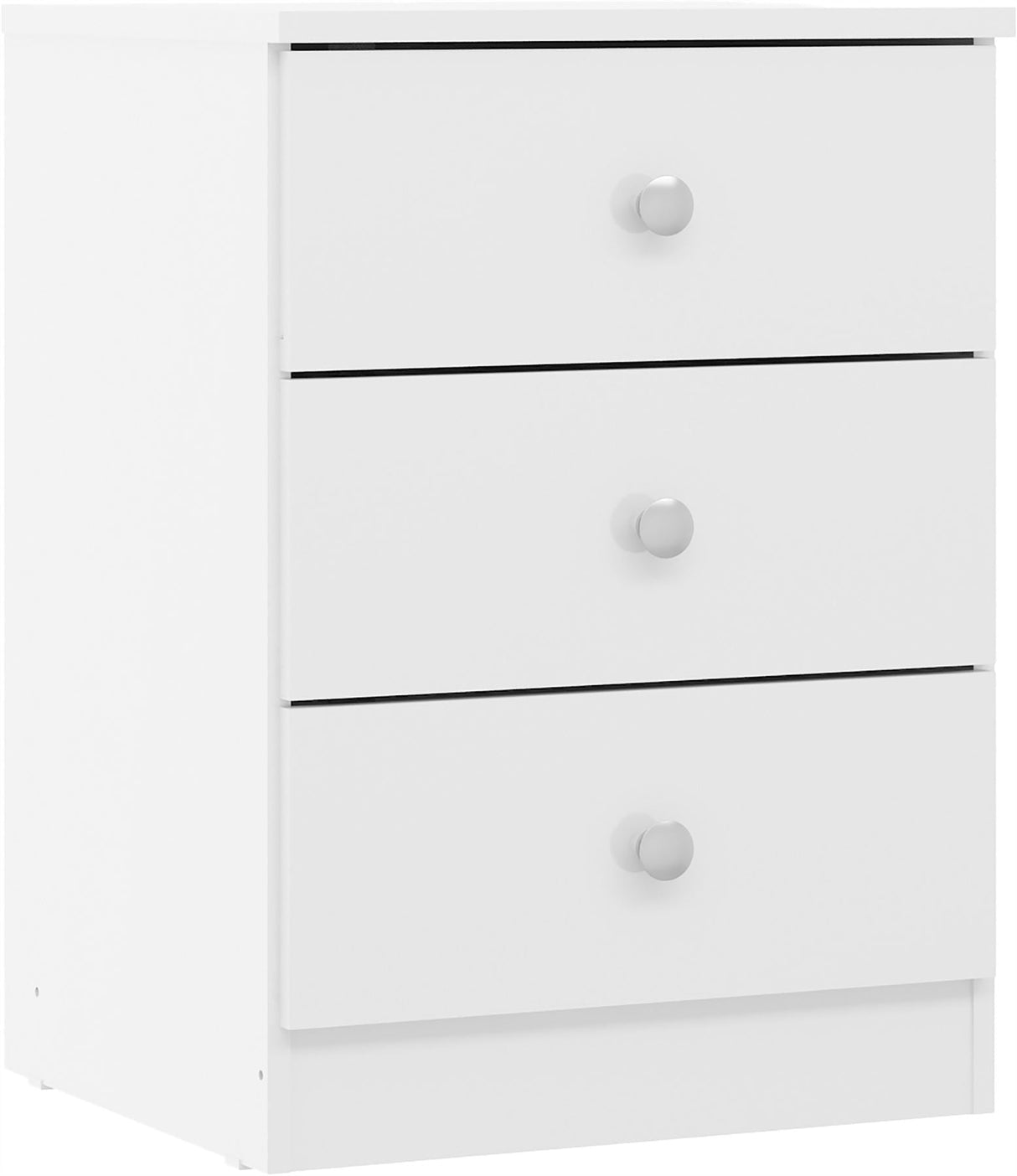 Denver 3 Drawer Bedside - Seconique