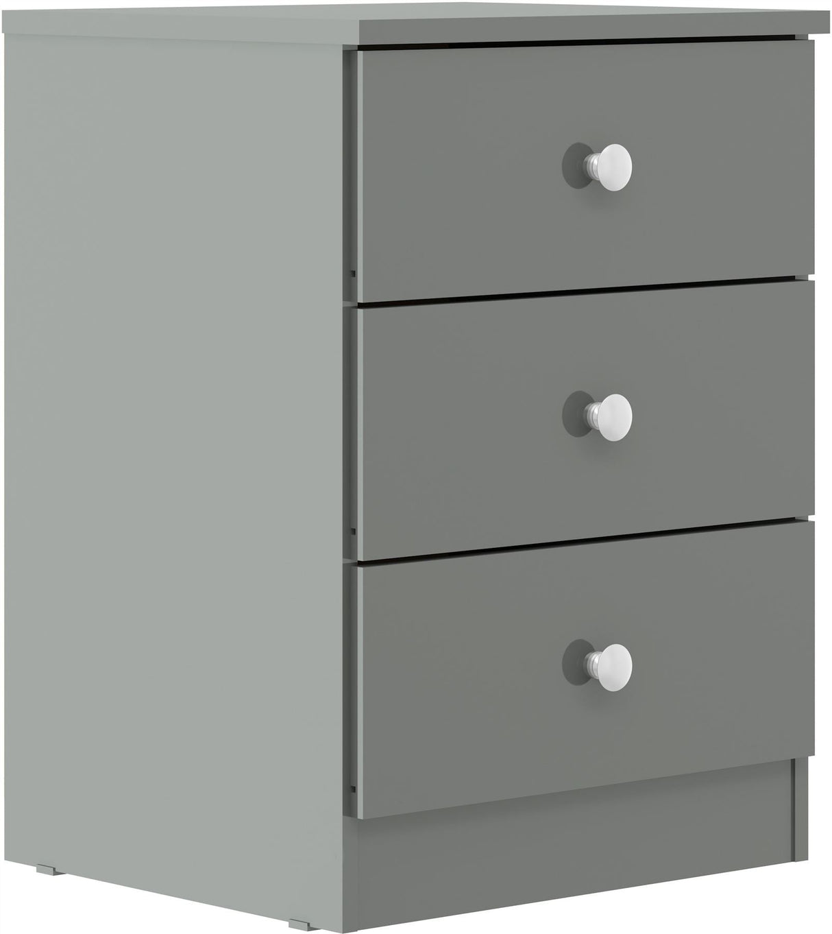 Denver 3 Drawer Bedside - Seconique