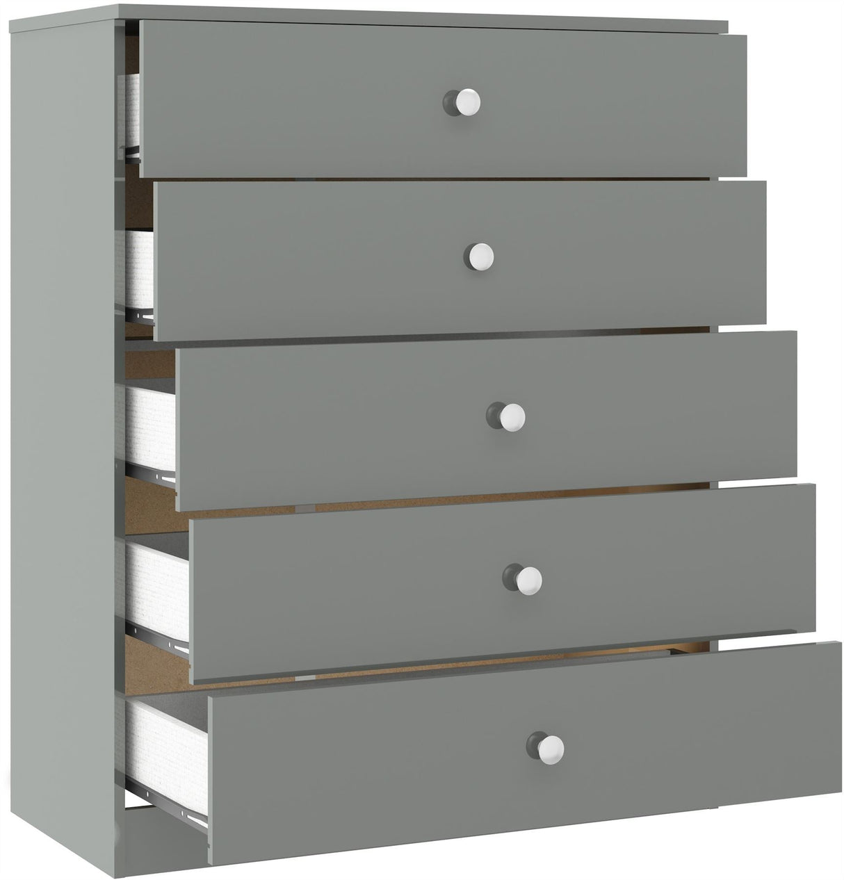 Denver 5 Drawer Chest - Seconique