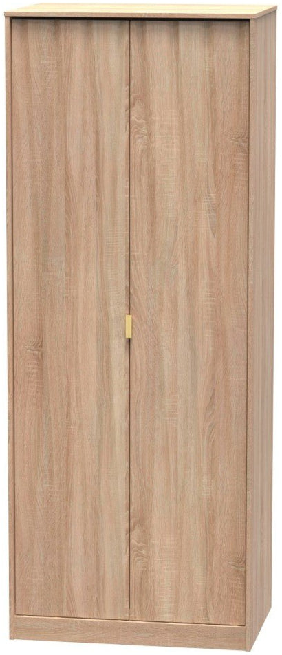 Diamond 2 Door Wardrobe - Welcome Furniture