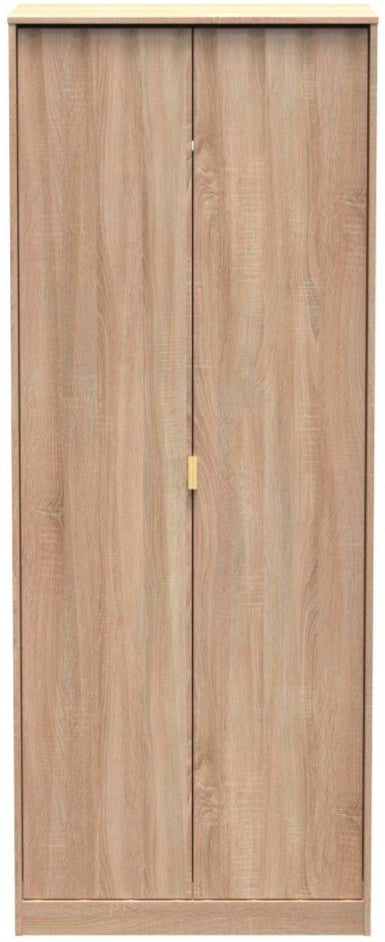 Diamond 2 Door Wardrobe - Welcome Furniture