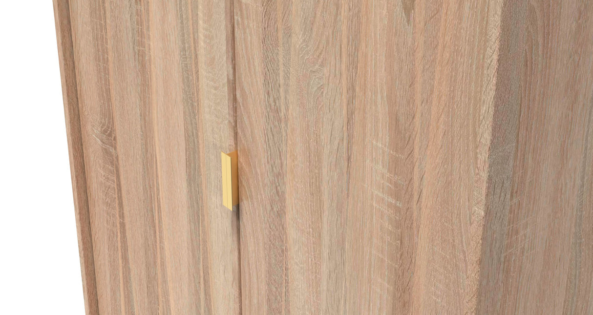 Diamond 2 Door Wardrobe - Welcome Furniture