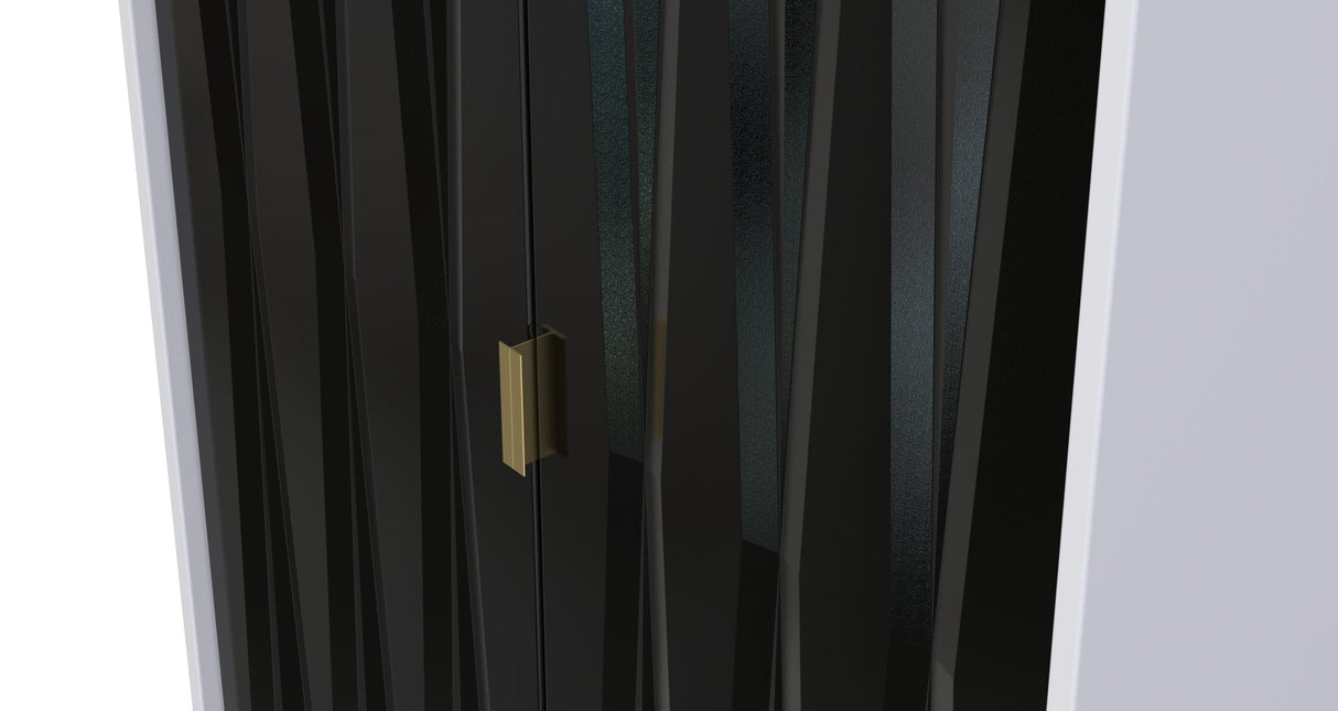 Diamond 2 Door Wardrobe - Welcome Furniture