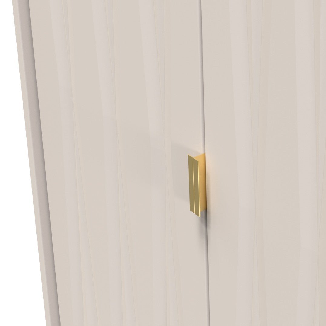 Diamond 2 Door Wardrobe - Welcome Furniture