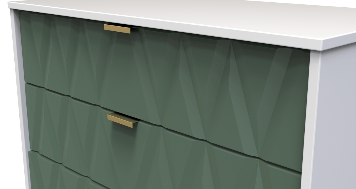 Diamond 4 Drawer Chest with Gold Hairpin Legs - Welcome Furniture