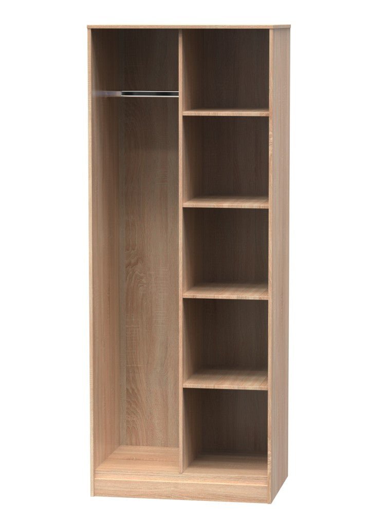 Diamond Open Shelf Wardrobe - Welcome Furniture