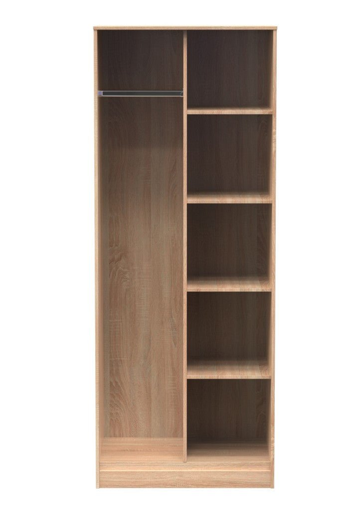 Diamond Open Shelf Wardrobe - Welcome Furniture