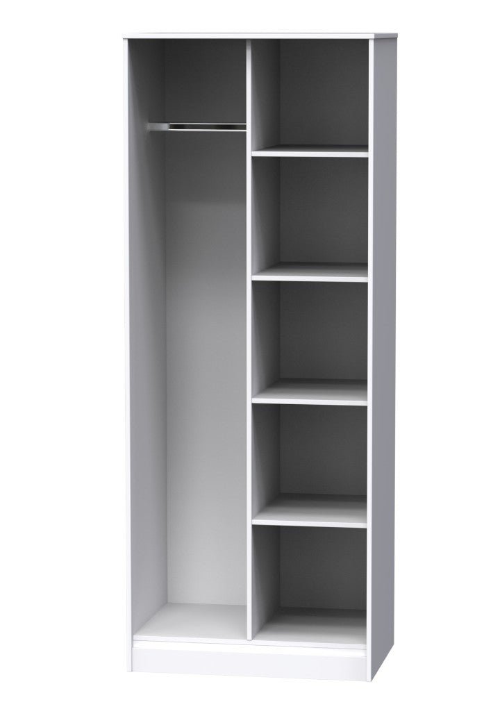 Diamond Open Shelf Wardrobe - Welcome Furniture