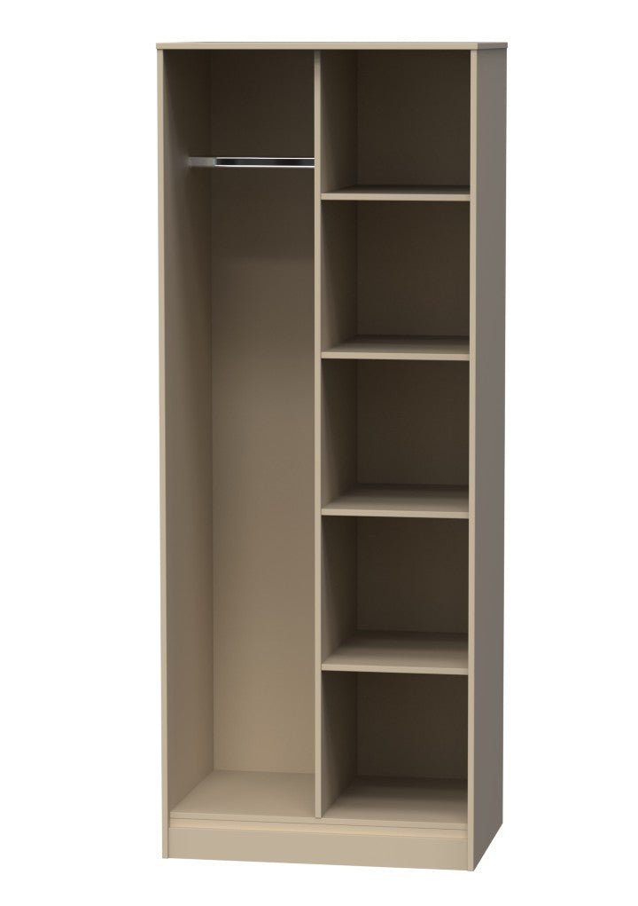 Diamond Open Shelf Wardrobe - Welcome Furniture