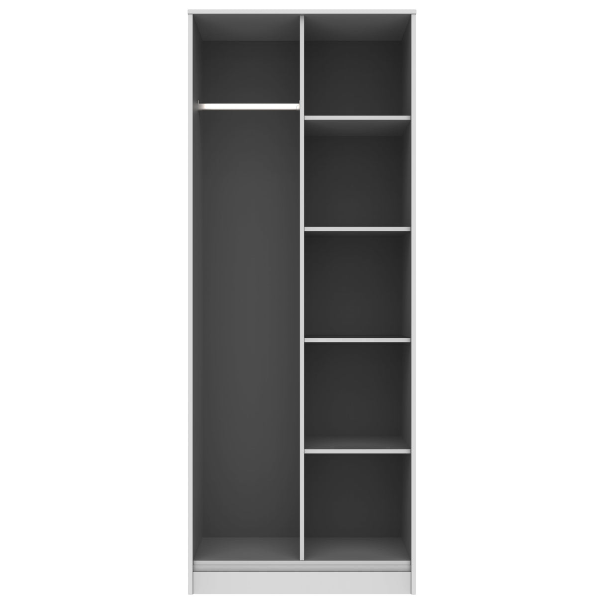 Diamond Open Shelf Wardrobe - Welcome Furniture