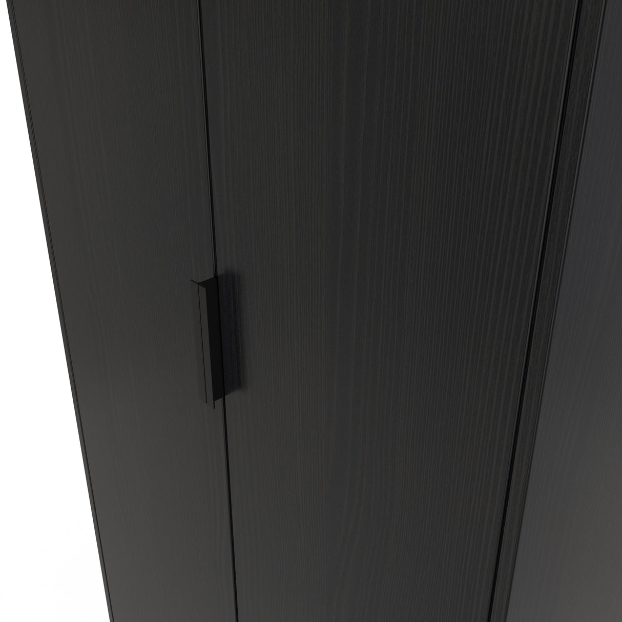 Diego 2 Door Wardrobe with Black Fittings - Welcome Furniture