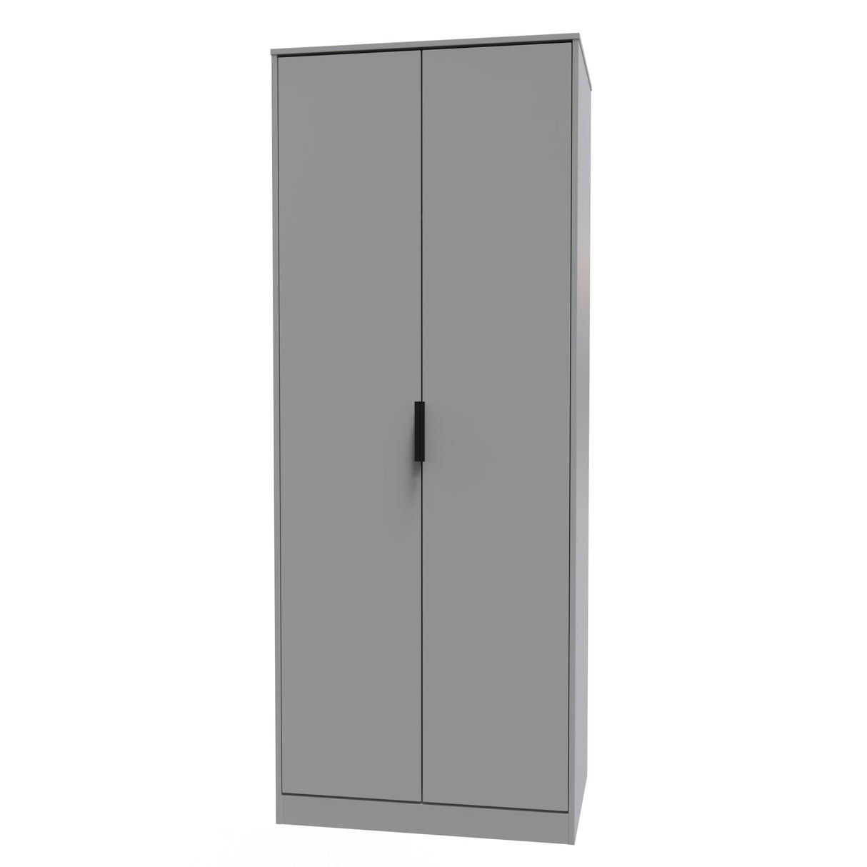 Diego 2 Door Wardrobe with Black Fittings - Welcome Furniture