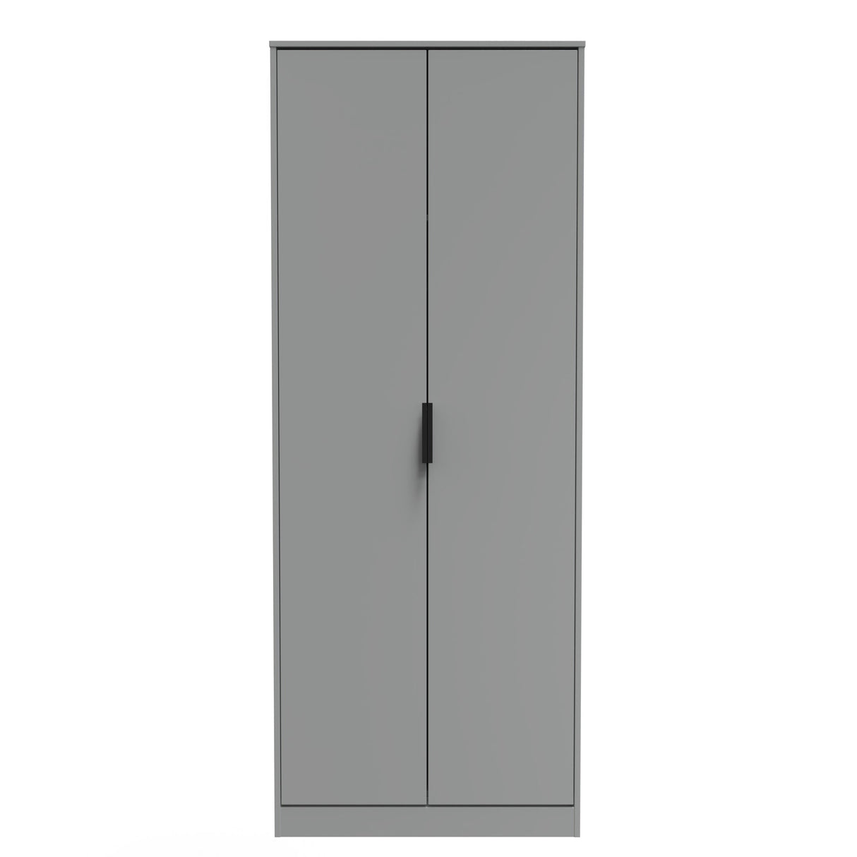Diego 2 Door Wardrobe with Black Fittings - Welcome Furniture