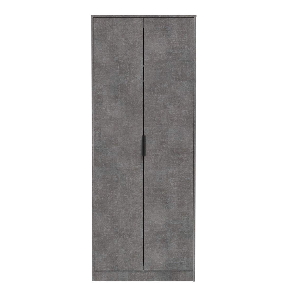 Diego 2 Door Wardrobe with Black Fittings - Welcome Furniture